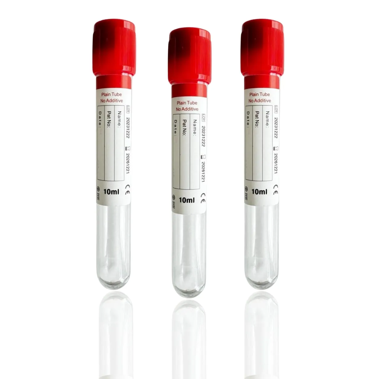 RED Vacuum Blood Collection Tube