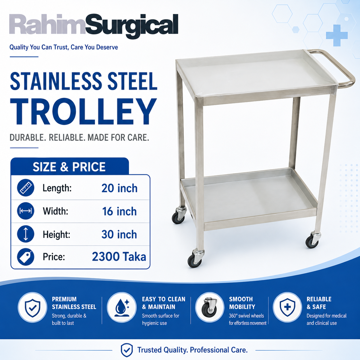 Instrument Trolley (16/20-2 self ) এঙ্গেল